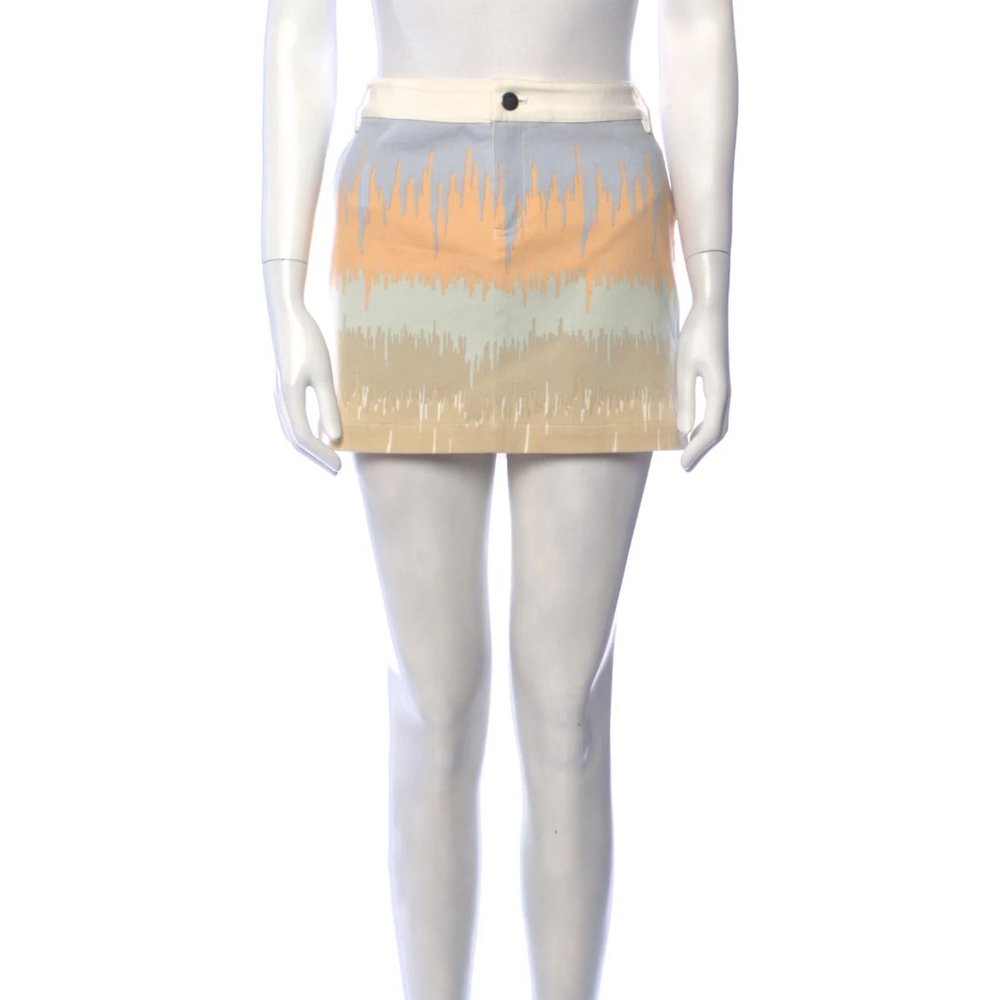 TIBI Printed Mini Skirt